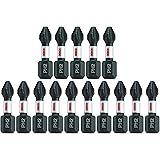 Bosch ITPH2115 15 Pc. Impact Tough 1 In. Phillips #2 Insert Bits