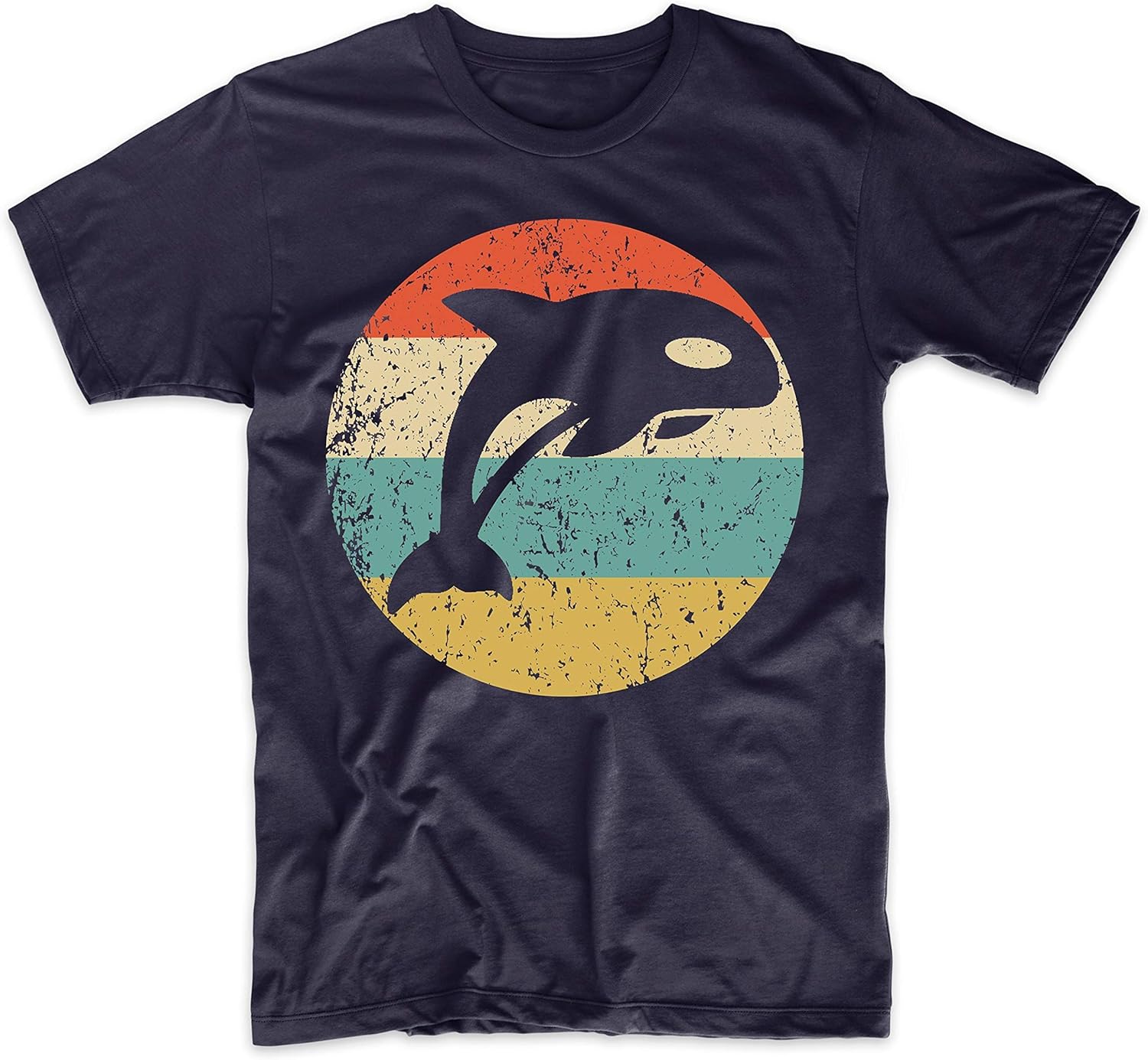 Killer Whale Retro Orca Whale Icon T-Shirt