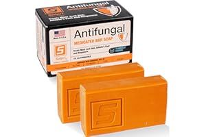 Solpri Shield 1% Clotrimazole Antifungal Soap Bar with Tea Tree Oil - Medicated Relief for Athletes Foot, Jock Itch, Ringworm - Foot Soap for Skin Fungus 4 oz (2-pack)