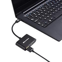 Cable Matters Aluminum USB C to HDMI VGA Adapter