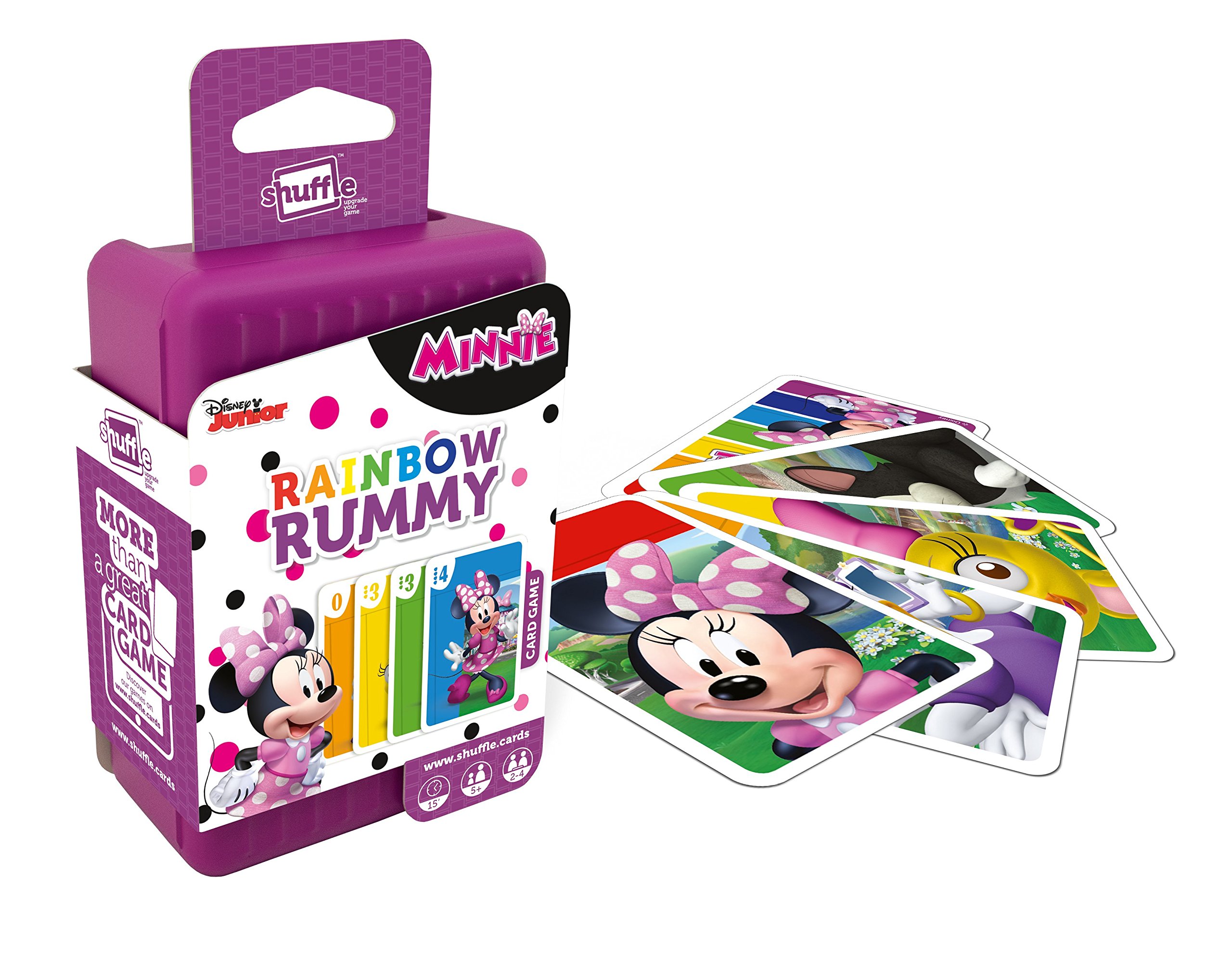 Shuffle Minnie Mouse Rainbow Rummy Card Game