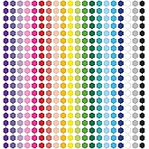 8000 PCS Small Dot Stickers 1/3" Shaped Stickets 20 Colors Color Coding Labels Circle Label Stickers for Office,Classroom