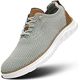 Men's Mesh Sneakers Oxfords Lace-Up Lightweight Casual Walking Shoes Driving Shoes