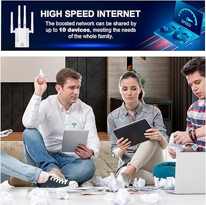 Amazon Com Wifi Range Extender Booster Repeater For The Houes 1200mbps 2500ft Wifi 2 4 5ghz Dual Band Wps Wireless Signal Strong Penetrability Wide Range Of Signals Enjoy Gaming Movies Computers Accessories