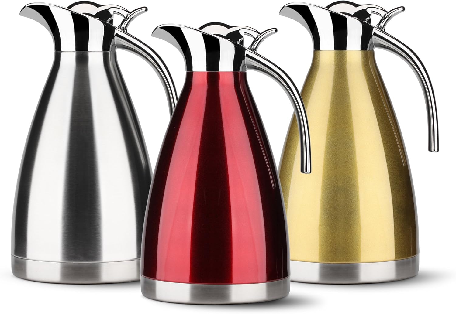 HOMKO Insulated Coffee Carafe 68 oz Stainless Steel