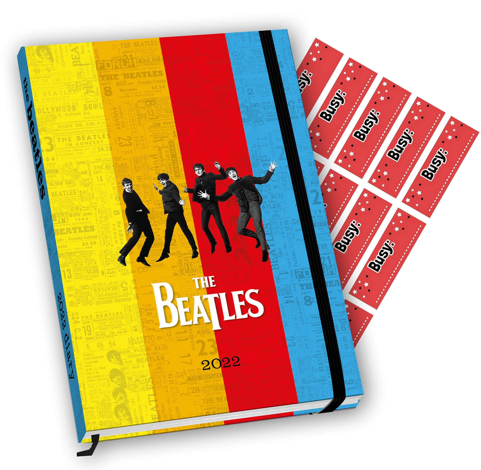 Free Product With Purchase Christmas 2022 2022 Official The Beatles A5 Diary With Free Organisational Stickers Great Christmas  Gift : Amazon.co.uk