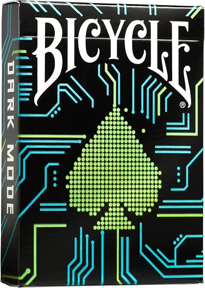Bicycle Dark Mode Playing Cards - 1 Deck Air Cushion Finish Professional Durable