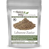 The Spice Way - Traditional Lebanese Zaatar with Hyssop (4 Oz) | Made with hyssop and sumac, not thyme; also known as za'atar, zatar, zahtar or zahatar; Kosher Certified; Resealable Bag