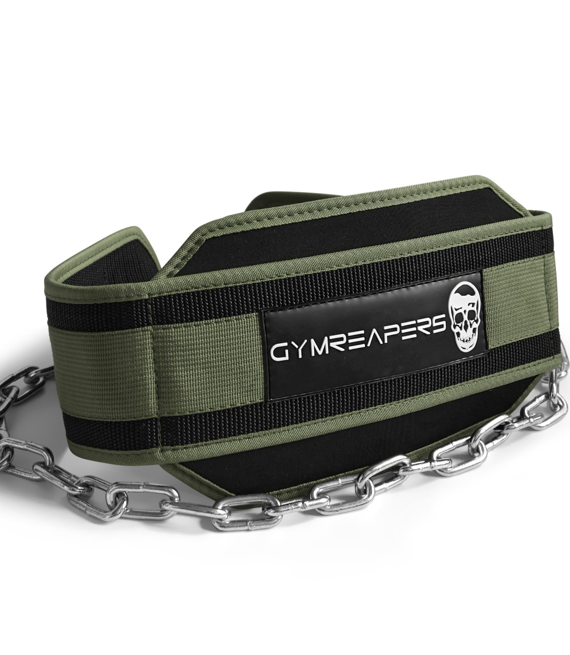 Gymreapers Dip Belt With Chain For Weightlifting, Pull Ups, Dips - Heavy Duty Steel Chain For Added Weight Training