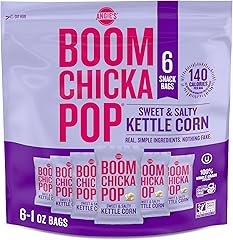 Angie’s BOOMCHICKAPOP Sweet & Salty Kettle Corn Popcorn, 1 oz. Individual Bag, 6-Count