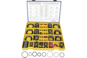 BUSY-CORNER 4C-4782 Seal O-Ring Kit, Nitrile 90, Hydraulic Hose Fitting Orings, Fits Cat Caterpillar Excavator 2701528 4C4782