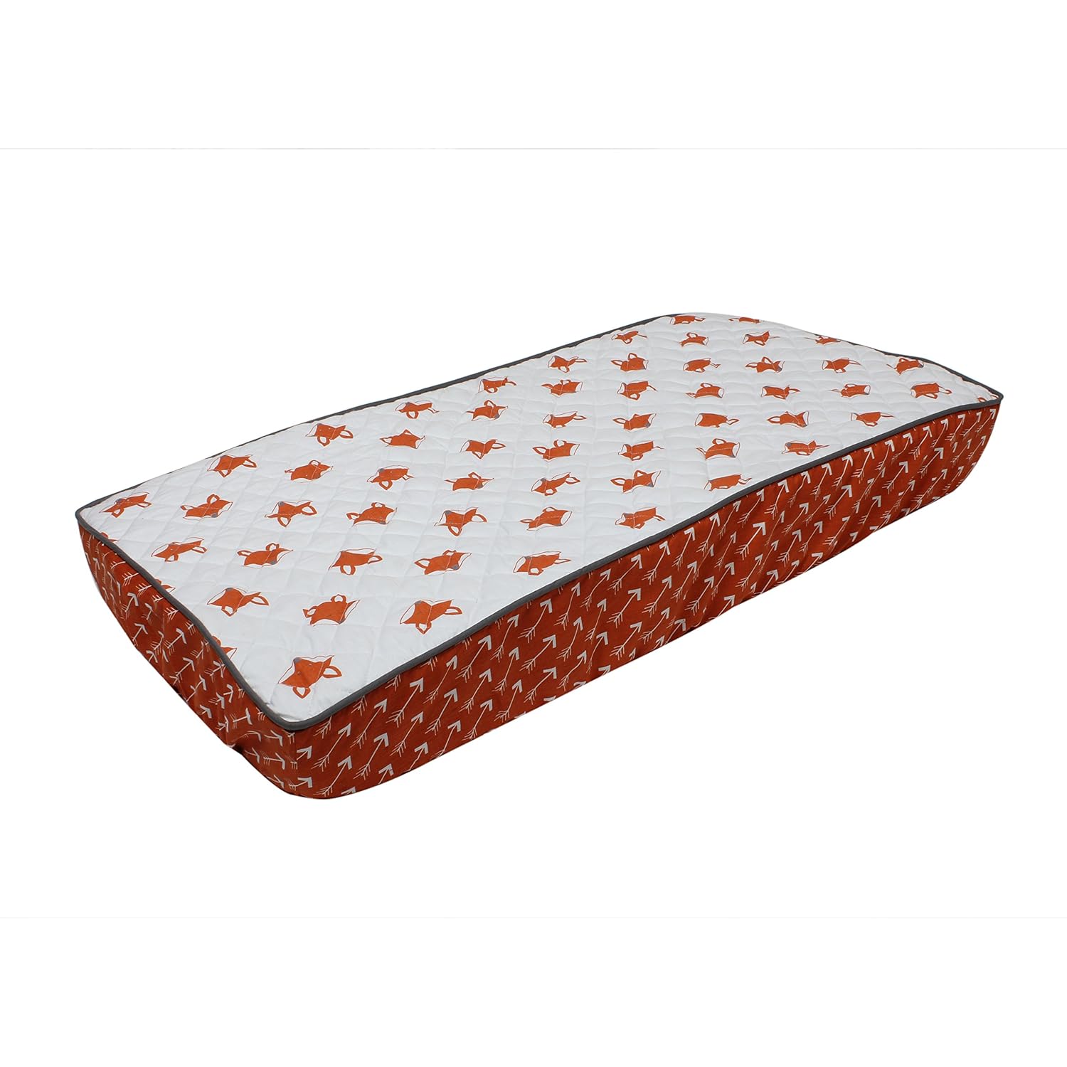 orange changing pad cover