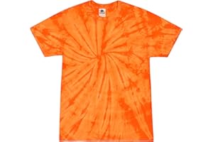 Colortone Short Sleeve Spider Tie Dye T-Shirts for Boys and Girls - Tie Dye T Shirts for Little Kids & Big Kids