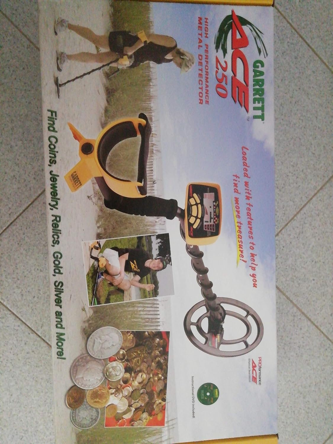 Garret 1139070 Ace 250 Metal Detector Garden Lawn Maintenance Amazon De Garten