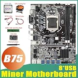 Lodokdre B75 BTC Mining Motherboard 8x USB 3.0 + G530 CPU + 4GB RAM + 128GB SSD view 4