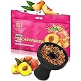 M. ROSENFELD Peach Hookah Flavor Herbal Hookah Peach Shisha - 100 Gram - 3.5 ounce Hookah Shisha Tobacco Free Molasses Hookah Tobacco & Nicotine Free Shisha with Organic Shisha Hookah Flavors (Pack of 1)