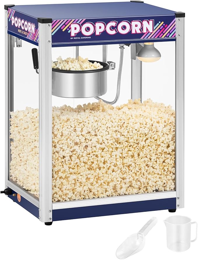 Royal Catering RCPR1350 Popcorn Maker Professional Popcorn Machine
