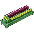 DC Power Fuse Distribution Strip Module (12 Position, DIN Rail Mount)