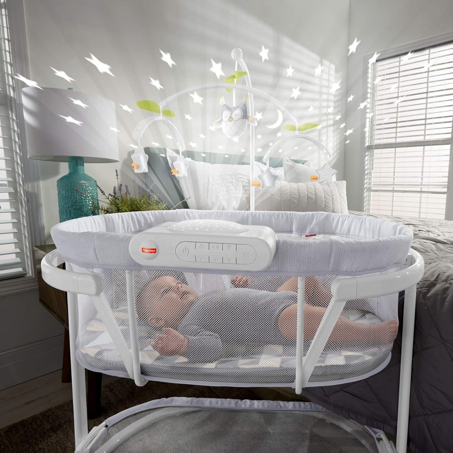 fisher price smart connect soothing motions bassinet