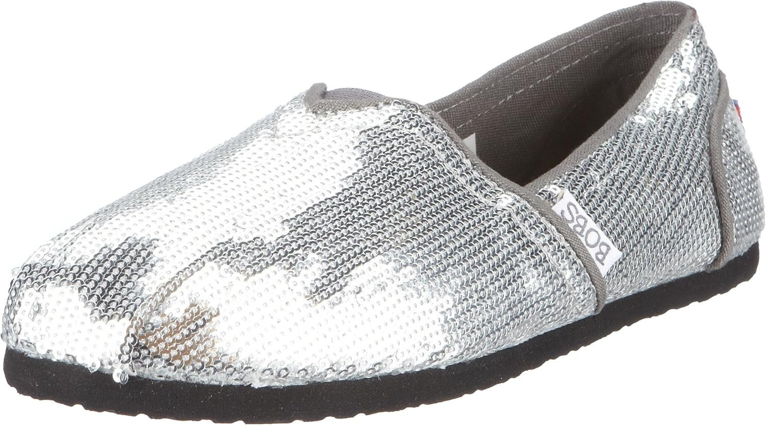 skechers bobs silver