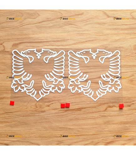 ALBANIE Albanaise Agitant Le Drapeau Shqiperia, 75mm Vinyle