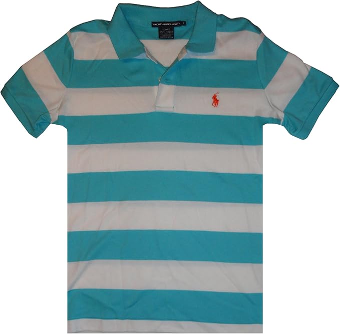 striped polo shirt short sleeve