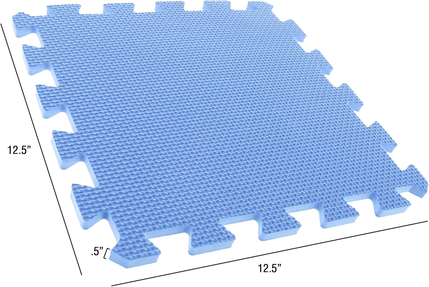 Stalwart Foam Mat Floor Tiles, Interlocking EVA Foam Padding Â– Soft Flooring for Exercising, Yoga, Camping, Kids, Babies, Playroom Â– 8 Piece Set, Multi-Color, 12.4" X 12.4" X 0.375" (80-32321) : Interlocking Floor Mats : Sports & Outdoors