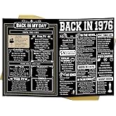 Asmallgf Large 50th Birthday Card Gift for Women Men, Best Fifty Years Old Bday Card for Mom Dad, Happy Turning 50 Birthday Gift Ideas for Godmother Godfather