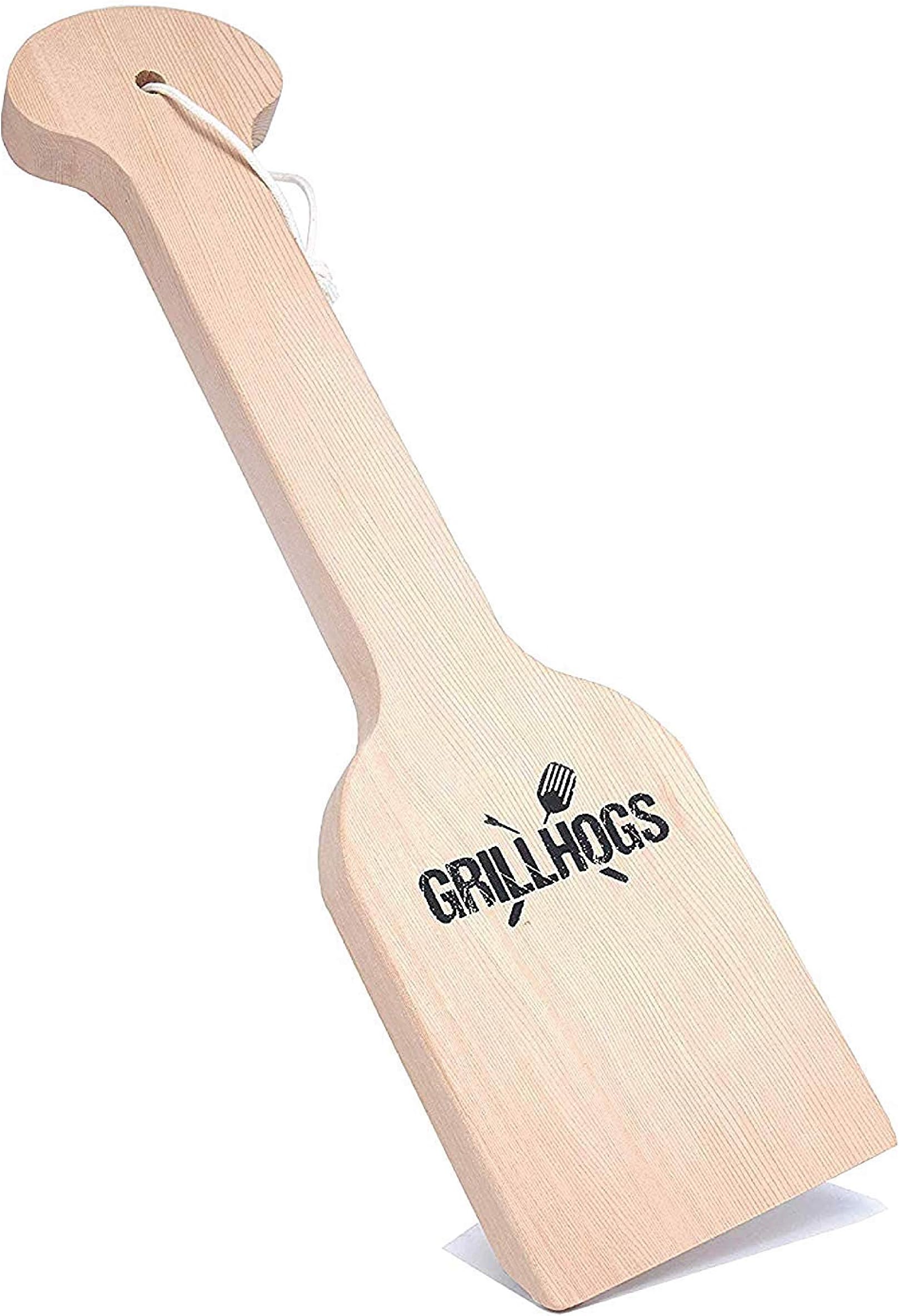 Grill Hog Cedar BBQ Grill Scraper - Full Size