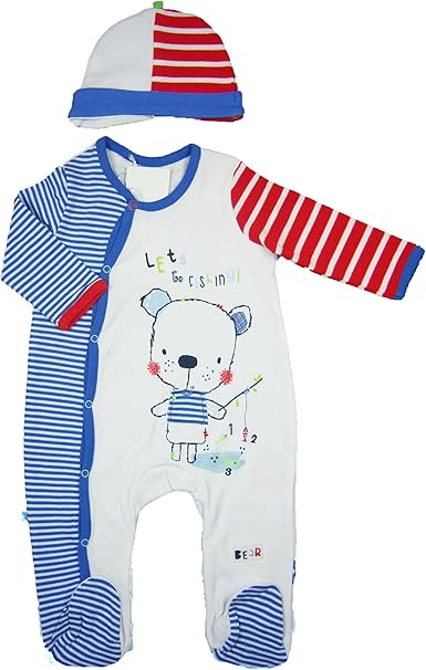 sleepsuit and hat set boy
