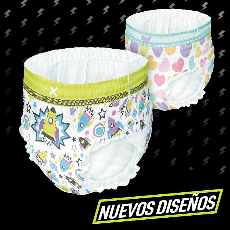 Fraldas dodot ninjamas para crianças de 4 a 7 anos (17 a 29 kg), 60 unidades, fralda com proteção anti-vazamento durante a noite