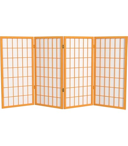 Amazon.com: 3 ft. Short Window Pane Shoji Screen - Walnut