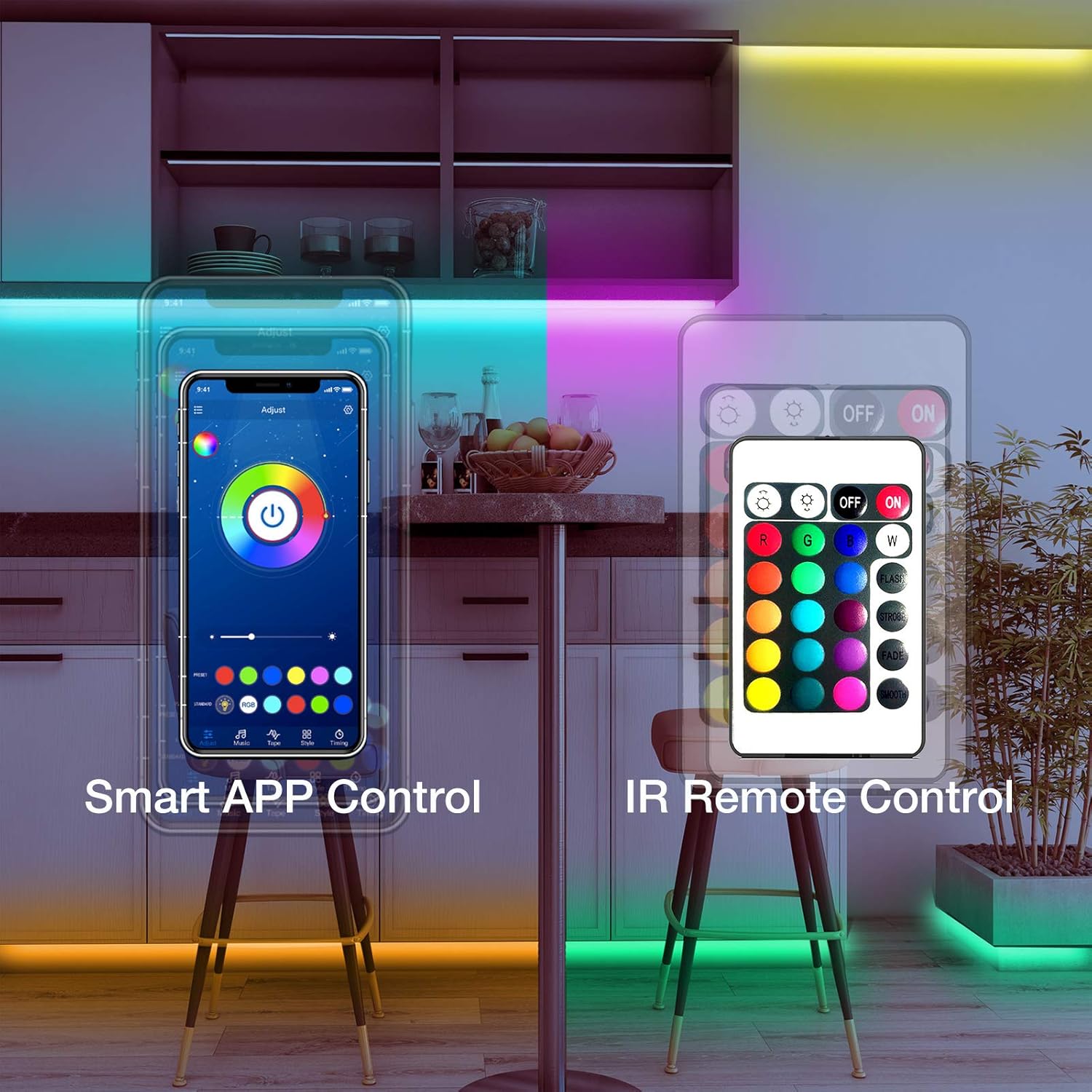 pics Daybetter Led Lights App daybetter smd 5050 app control led strip lights 25ft