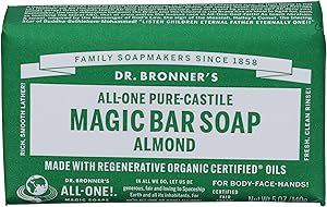Dr. Bronners Almond Castile Bar Soap, 5 OZ