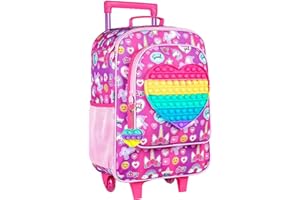 CCJPX Kids Luggage for Boys and Girls, Toddler Rolling Travel Carry on Suitcase with Wheels