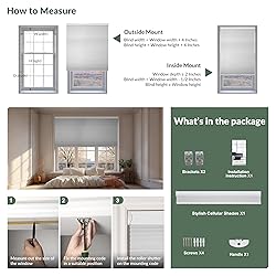 Boolegon Blackout Cellular Shades Cordless Pull