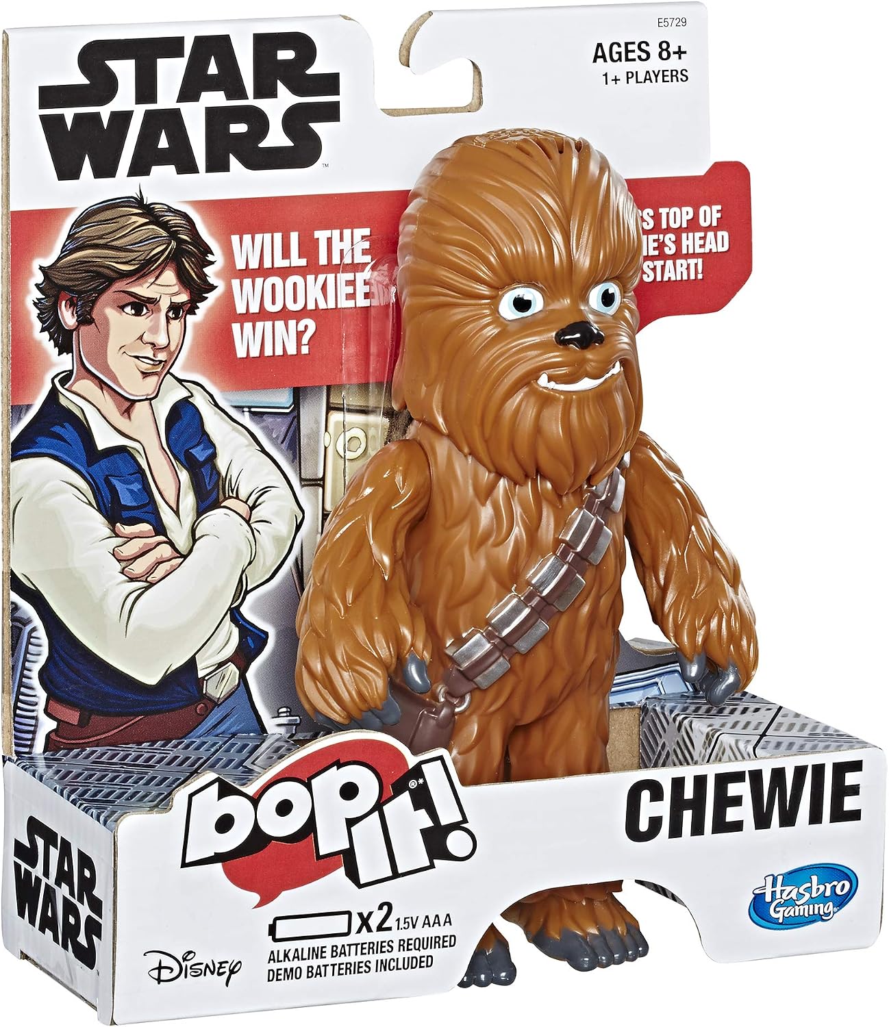 Hasbro Bop It! Star Wars Chewie Game, Brown/a, 7.25 x 6.38 x 2.5 inches - Image 4