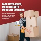 Merrimen Heavy Duty Brown Packaging Tape 45µm 66m x 48mm - 12 rolls view 2