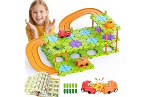 fygurso DIY STEM Board Games Kids Toys,Road Builder Educational Learning Toys for Kids, Montessori Logic Puzzles Brain Teasers Toy Preschool Classroom Gifts for Age 4-12 Year Old