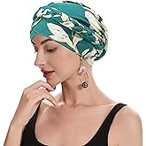 ZLYC Chemo Headwear for Women Pre Tied Turban Headwear Lightweight Beanie Hat