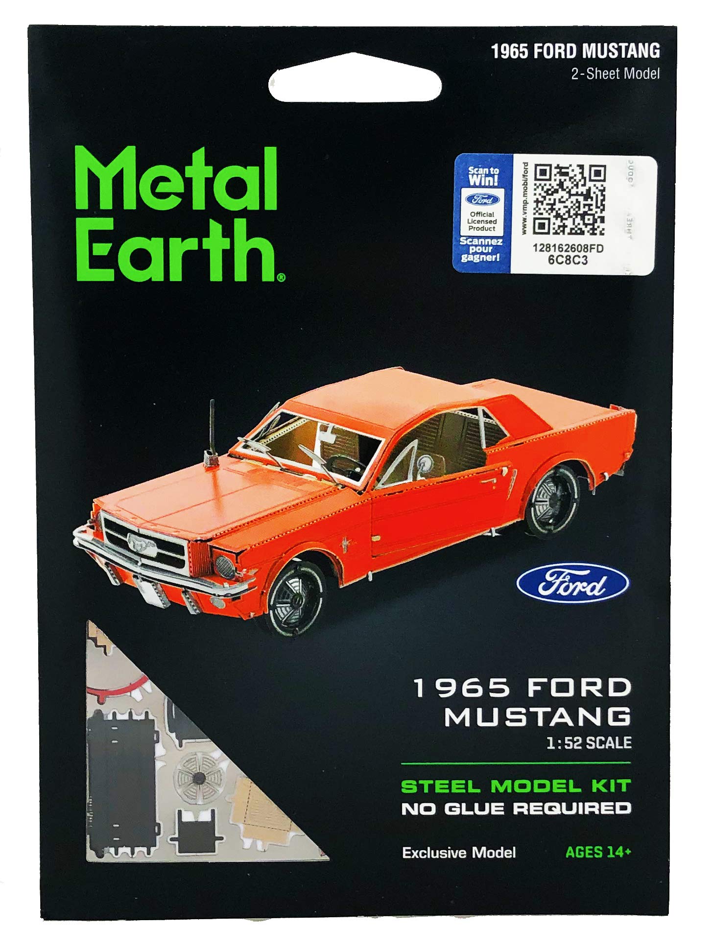 metal earth 1965 ford mustang