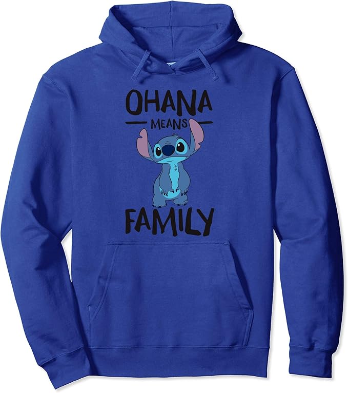 Disney Ohana Means Family Stitch Hoodie Clothing