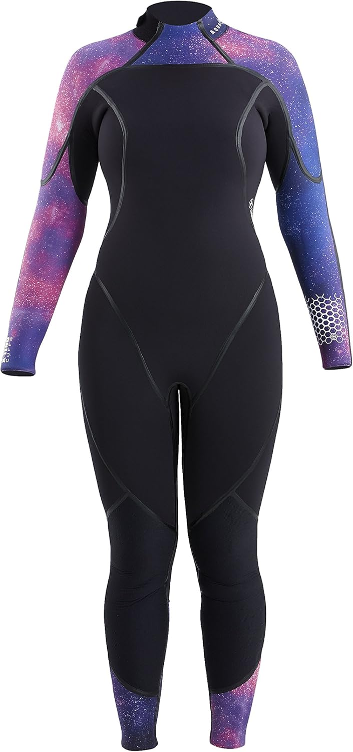 Aqualung Aquaflex 5mm Women's Wetsuit (12, Galaxy/Black