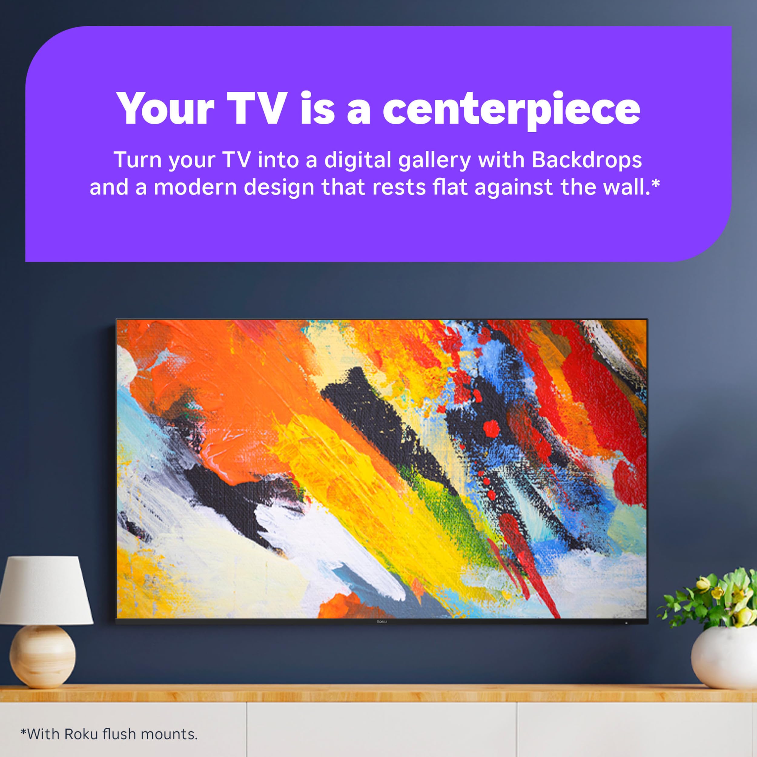 Roku Smart TV 2025 – 65-Inch Pro Series, Mini-LED TV – RokuTV with Backlit Voice Remote Pro – Flat Screen 4K QLED Television with 120Hz Refresh Rate & Dolby Vision IQ, Live News, Sports, Entertainment