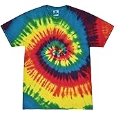 Colortone Tie Dye T-Shirts for Men and Women - Unisex Short Sleeve Tie-Dye T Shirts for Adults