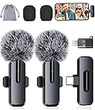 Wireless Mini Microphone for iPhone - 2 Pack