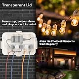Restmo Large Outdoor Electrical Box with Transparent Lid IP54 Almond 12.6 x 8.7 view 7