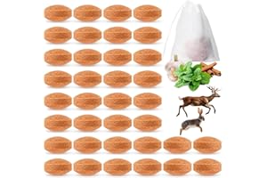 CKUKARM 36 Pack Deer Repellent Rabbit Repellent Outdoor Deer Deterrent for Plants Flower Vegetable,Keep Deer Rabbit Out of Lawn Garden