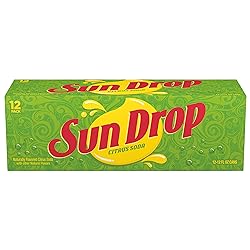 Sun Drop Citrus Soda, 12 Fluid Ounce Can, 12 Count