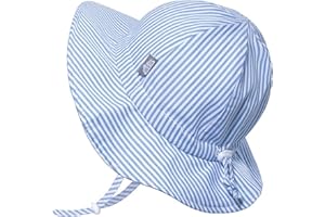 JAN & JUL 50+ UPF Cotton Sun Hat with Wide Brim for Toddler Girls